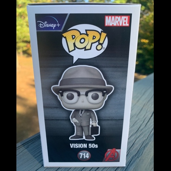 Wandavision Funko Pop Vision 50s #714 - Picture 3 of 6
